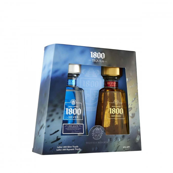 1800 Silver & Reposado Tequila 2x20cl 3 1800 Silver & Reposado Tequila 2x20cl