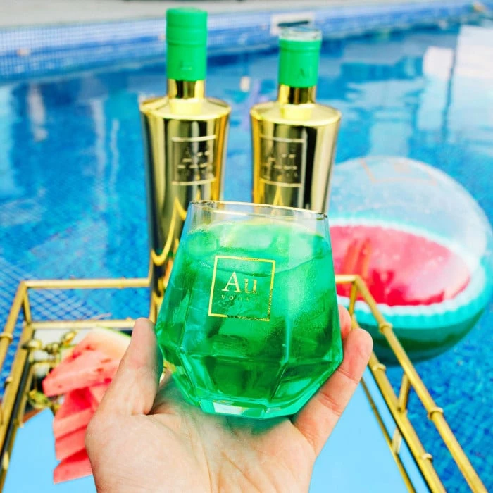 Au Vodka Green Watermelon 5 Au Vodka Green Watermelon - Image 3