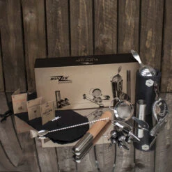 Bonzer Heritage Cocktail Kit Stainless Steel -Jura Shop bonzer heritagecocktailkit lifestyle 01