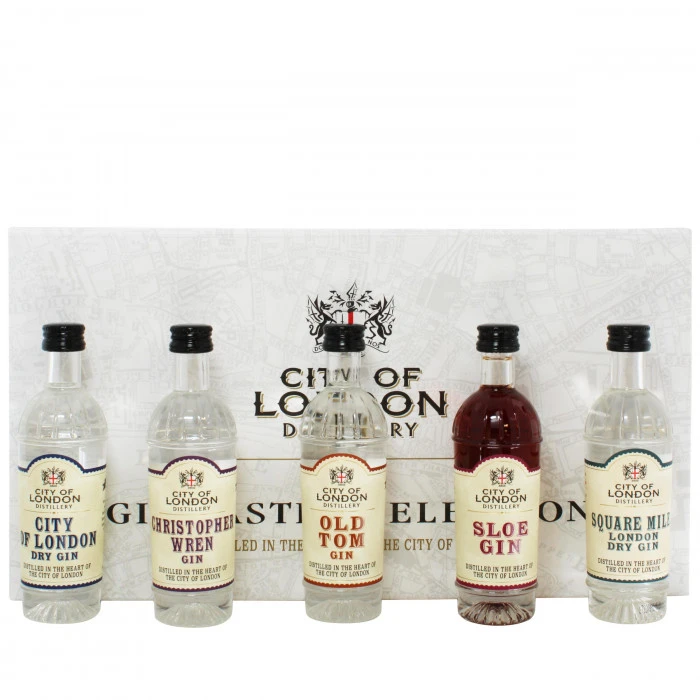 City Of London Gin Taster Selection 5x5cl 3 City Of London Gin Taster Selection 5x5cl