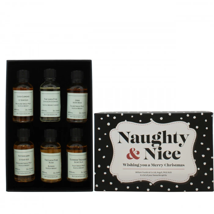Naughty & Nice Whisky Gift Set - Black 4 Naughty & Nice Whisky Gift Set - Black - Image 2