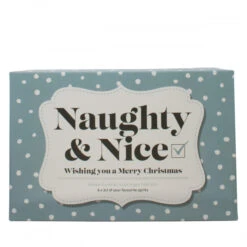 Naughty & Nice Christmas Gin Gift Set - Blue -Jura Shop giftbox naughtynice blue box ps