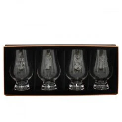 Glencairn 4 Glass Pack With Design -Jura Shop glencairn 4 pack glasses ps3