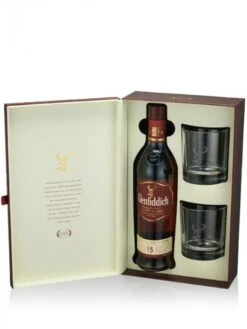Glenfiddich 15 Year Old Gift Set 7 Glenfiddich 15 Year Old Gift Set -Jura Shop glenfiddich 15yo gift box ps1