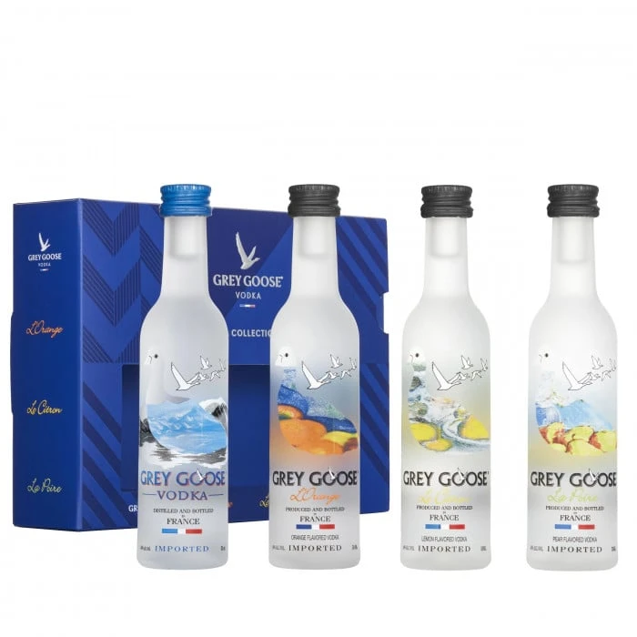 Grey Goose Vodka La Collection 4 X 5cl 3 Grey Goose Vodka La Collection 4 X 5cl