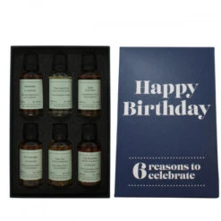 Happy Birthday (Dark Blue) 6 Reasons Whisky Gift Pack -Jura Shop happy birthday dark blue ps2