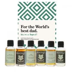 World's Best Dad You're A Legend Green 6x3cl Whisky Gift Pack