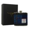 Harris Tweed Hip Flask (6oz) - Blue