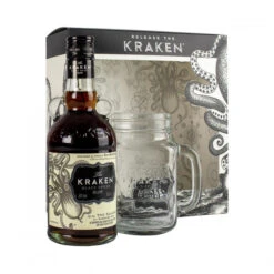Kraken Mason Jar Gift Set -Jura Shop kraken masonjargiftset ss