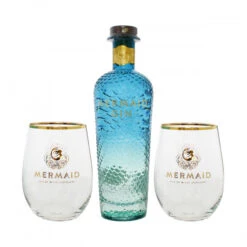 Mermaid Gin Original Glass Gift Set -Jura Shop mermaid gin gift pack ss
